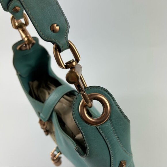 GUCCI Jackie GG Canvas Shoulder Bag Blue - Picture 8 of 12